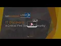 IT Discovery A Critical First Step in IT Security Webinar with Lansweeper