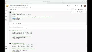 Vectorization in Numpy