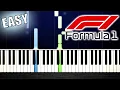 Lagu Brian Tyler - Formula 1 Theme - EASY Piano Tutorial by PlutaX