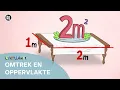 Wat is het verschil tussen omtrek en oppervlakte?