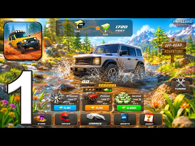 Drive 2 Climb: Offroad 4x4 - Gameplay Walkthrough Part 1 (iOS, Android)