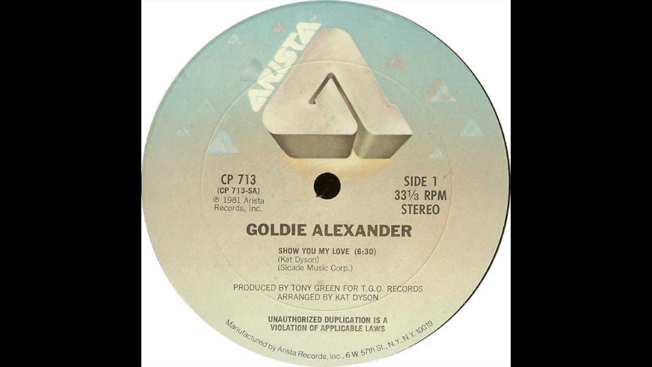 Goldie Alexander ‎– Show You My Love (1981)