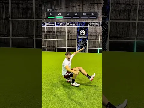 Back Stop Challenge ⚡ Every Ball Gets Faster… When Will He Fail? 😳⚽