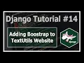 Adding Boostrap To Our Django Website Python Django Tutorials In Hindi