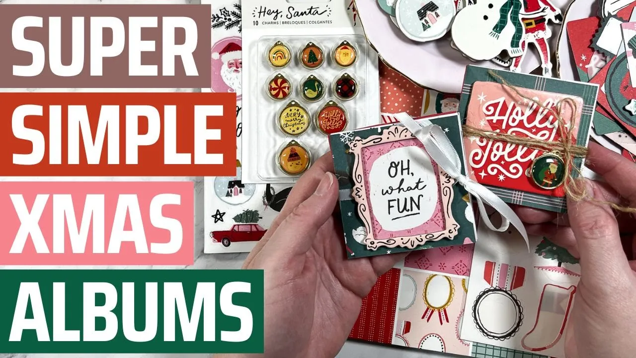 The PERFECT Christmas Mini Album Tutorial ✿ in Minutes!!