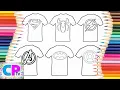 Superman Spiderman Flash The Avengers Batman T-Shirt Coloring Pages Tv How to Color Superheroes