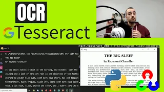 Text recognition OCR with Tesseract and Python