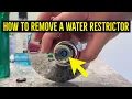 How To Remove a Water Restrictor from a Showerhead
