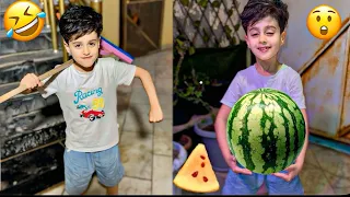 خلّيت مجودي يجرب الركيّة بالأناناس 🍍🤣 خليتهم يغسلون الطارمة😎