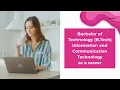 Bachelor of Technology Information and Communication Technology ICT Engineering as a Career