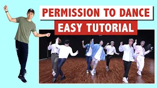 Download BTS PERMISSION TO DANCE | STEP BY STEP WITH EXPLANATIONS (EASY TUTORIAL) MP3