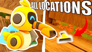 How to Find ALL Duck Bot Locations ( Roblox Clean all the leaves! )
