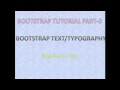 Bootstrap - Bootstrap tutorial part-3