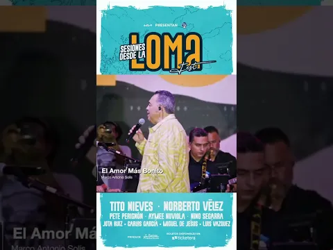 ¡Tito Nieves dice presente en Sesiones Desde La Loma Fest! 🔥🎶