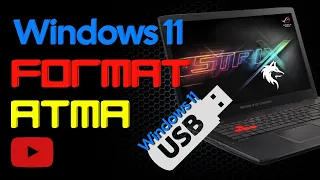 Windows 11 format atma, USB den windows 11 yükleme, Laptop Sıfırlama,