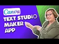 Text Studio Maker Back on Canva Amazing Text Effects Made Easy