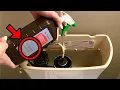 Dump Hydrogen Peroxide into your Toilet Tank WATCH WHAT HAPPENS better than vinegar