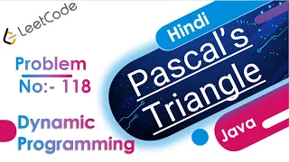Pascal s Triangle LeetCode 118 Java Hindi