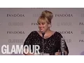 Rebel Wilson accepts the International Film Actress 2013 GLAMOUR Award Glamour UK
