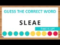 Scrambled Word Game Can You Unscramble These Words 5 Letters