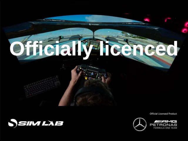 Introducing the Mercedes-AMG PETRONAS Formula One Sim Racing Steering Wheel (2024)!