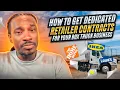 How To Get Dedicated Retailer Contracts For Your Box Truck Business