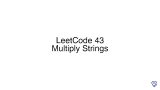 LeetCode 43 Multiply Strings