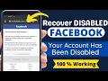 How To Recover Disabled Facebook Account 2022 Your Account Has Been Disabled Problem Solution 2022
