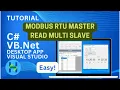 Tutorial Modbus RTU Master Multi Slave - C VB net