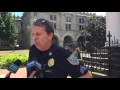 Springfield police on report of gunfire outside court