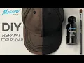 Cara mewarnai kembali topi yang pudar / repaint topi