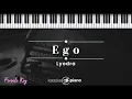 Ego - Lyodra (KARAOKE PIANO - FEMALE KEY)