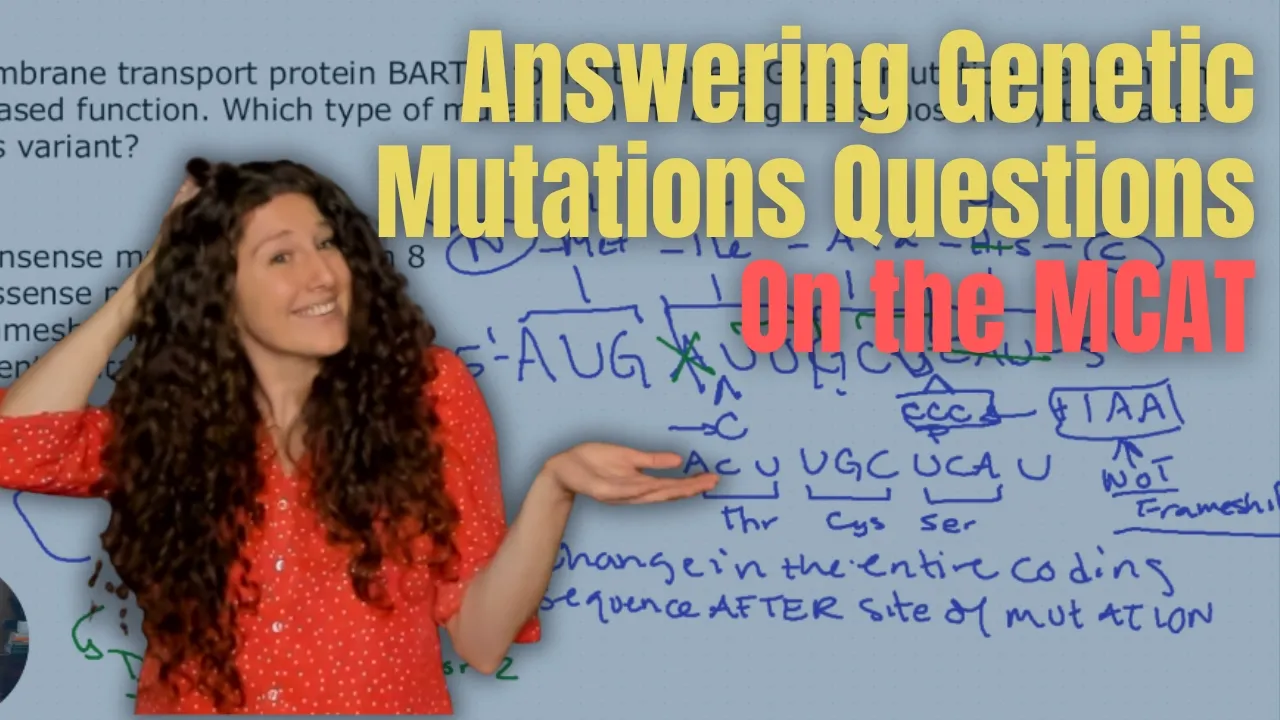 MCAT Bio/Biochem: Genetic Mutations Questions & How to Solve Them
