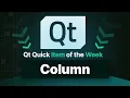 QML Column Qt Quick Item Of the Week