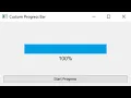 PyQt5 Progress Bar Demo with Start and Stop Buttons