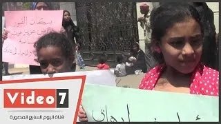 بالفيديو سكان عشوائيات عزيز عزت بإمبابة يطالبون محافظ الجيزة بتسليمهم شقق الإيواء 