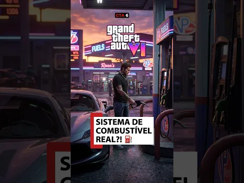 GTA VI Acabou a gasolina no meio da fuga?! ⛽🚓 #gtavi