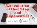 Matlab How to plot the convolution of unit step and exponential with discrete-time signal