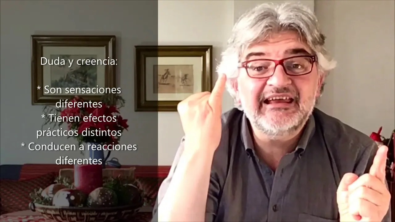 (8) Razonamiento, investigación y fijación de creencias, según Peirce