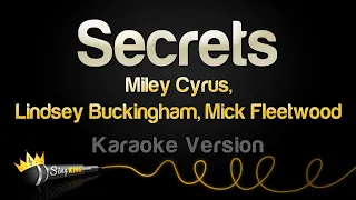 miley cyrus lindsey buckingham mick fleetwood secrets karaoke version 