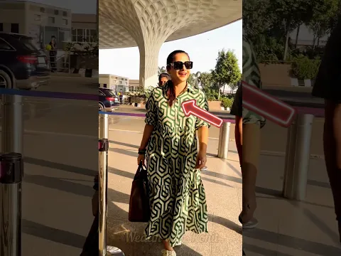Looks Like Luxury, Costs ₹6,700 — Vidya Balan’s Airport Style | Zara Geometric Dress #vidyabalan