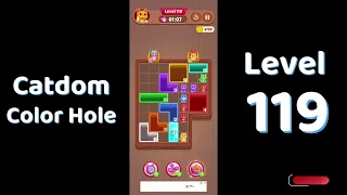 Catdom Color Hole Level 119 Screenshot