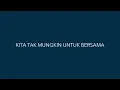 Download Lagu PAPINKA - TAK MUNGKIN BERSAMA | OFFICIAL LYRIC VIDEO