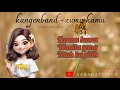 Lagu KANGENBAND - CUMA KAMU (LIRIK LAGU 2024)