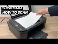 Canon Pixma TS3420 Printer How to Use the Scanner - 3 ways