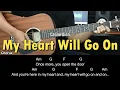My Heart Will Go On - Celine Dion EASY Guitar Tutorial with Chords