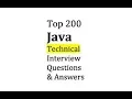 Top Java interview questions and answers SyncTech