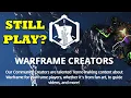 How Many Warframe Creators Still Play Warframe