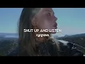 nicholas bonnin - shut up and listen // speed up +  reverb