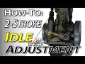 2-Stroke Carburetor Tuning - Idle Adjustment Fix Your Dirt Bike
